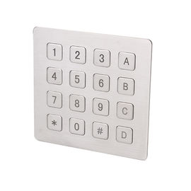 Matrix Type Industrial Numeric Keypad Ip65 Watertight For Access Control System